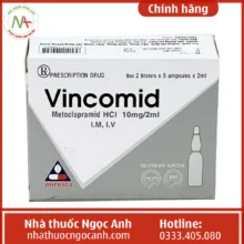 Hộp thuốc Vincomid 10mg/2ml