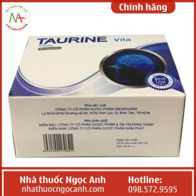 Công dụng của Taurine Vita 250mg