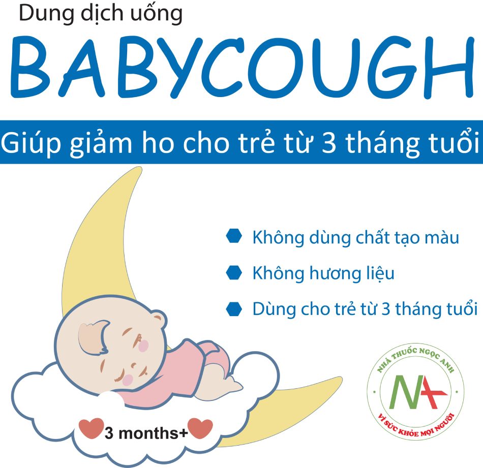 Babycough giúp giảm ho cho bé