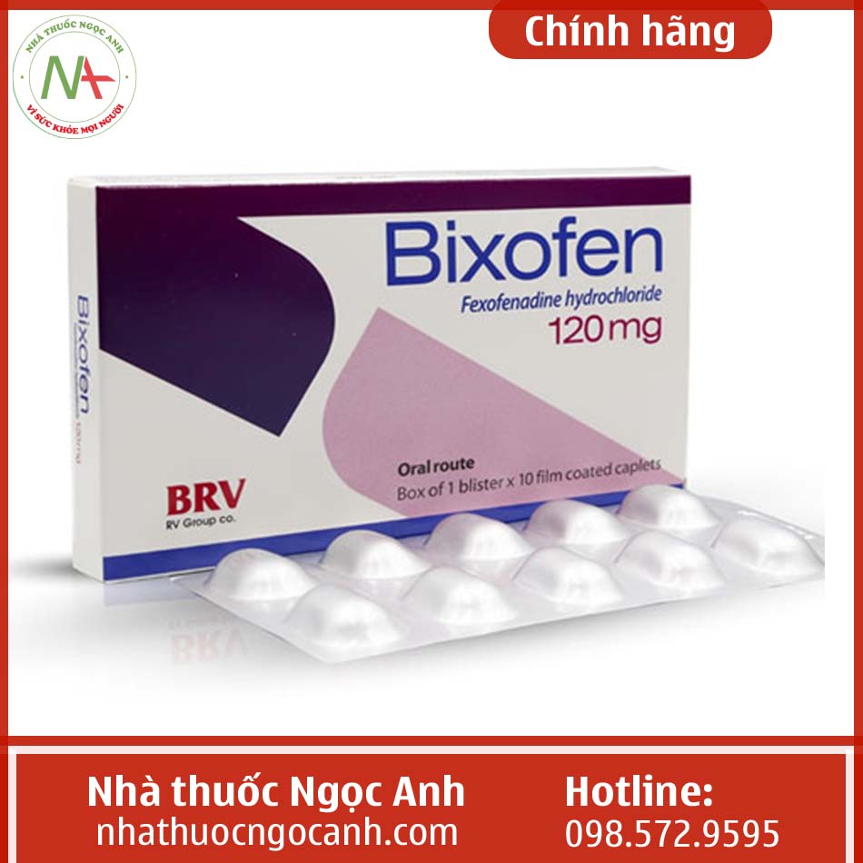 Hộp thuốc Bixofen 120mg