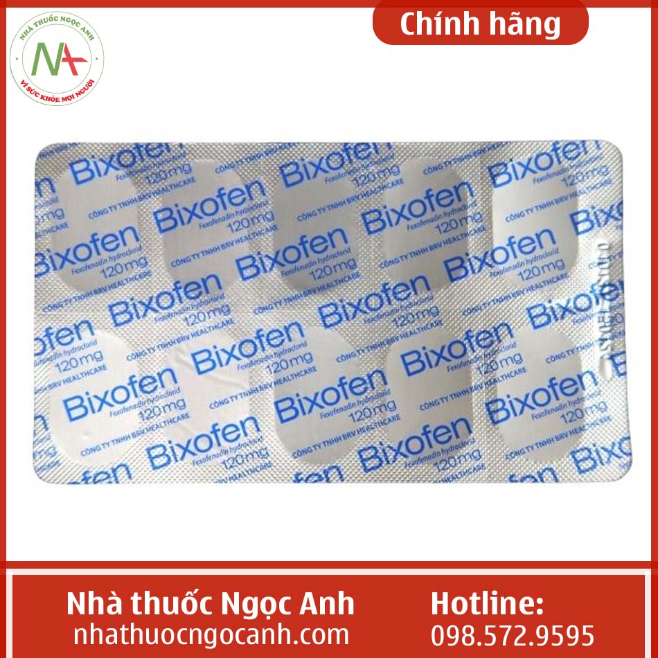 Vỉ thuốc Bixofen 120mg