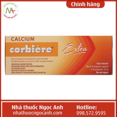 Hộp thuốc Calcium Corbiere Extra 10ml