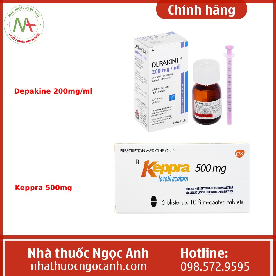 Thuốc Depakine và thuốc Keppra 