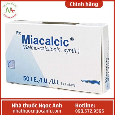 Hộp thuốc Miacalcic 50IU/ml