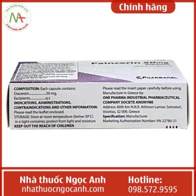 Hộp thuốc Paincerin 50mg