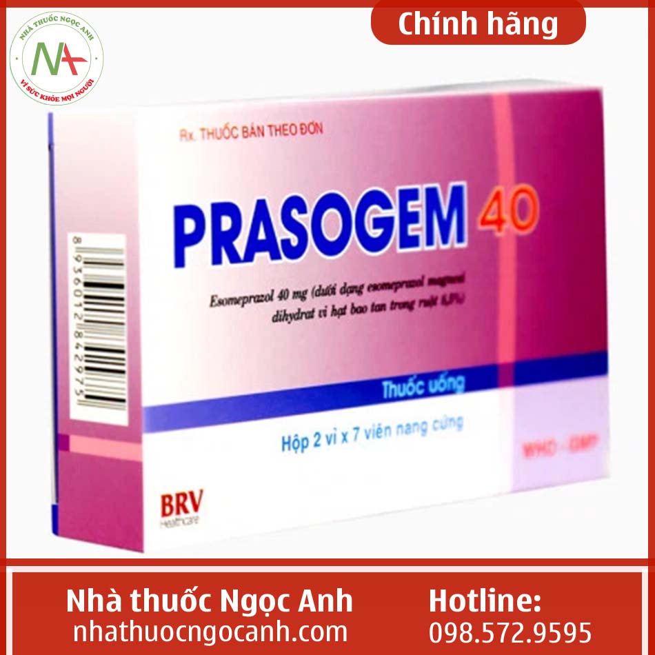 Hộp thuốc Prasogem 40