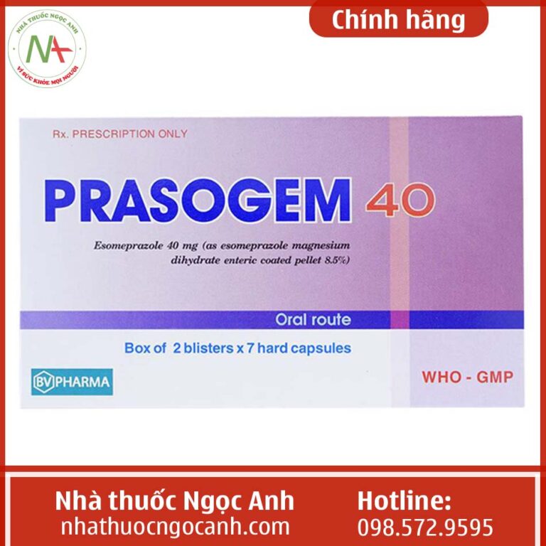 Hộp thuốc Prasogem 40