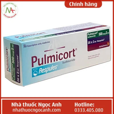 Hộp thuốc Pulmicort Respules 500mcg/2ml