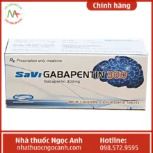 Hộp thuốc SaVi Gabapentin 300