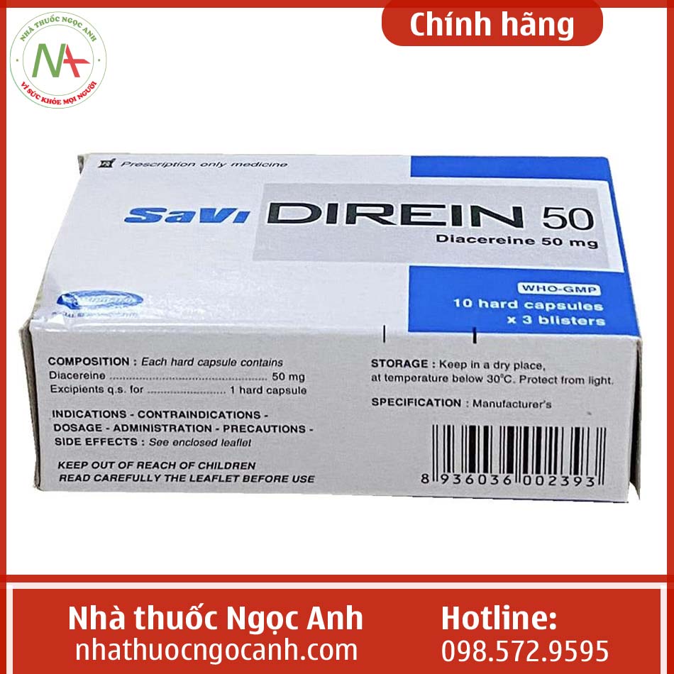 Hộp thuốc Savi Direin 50