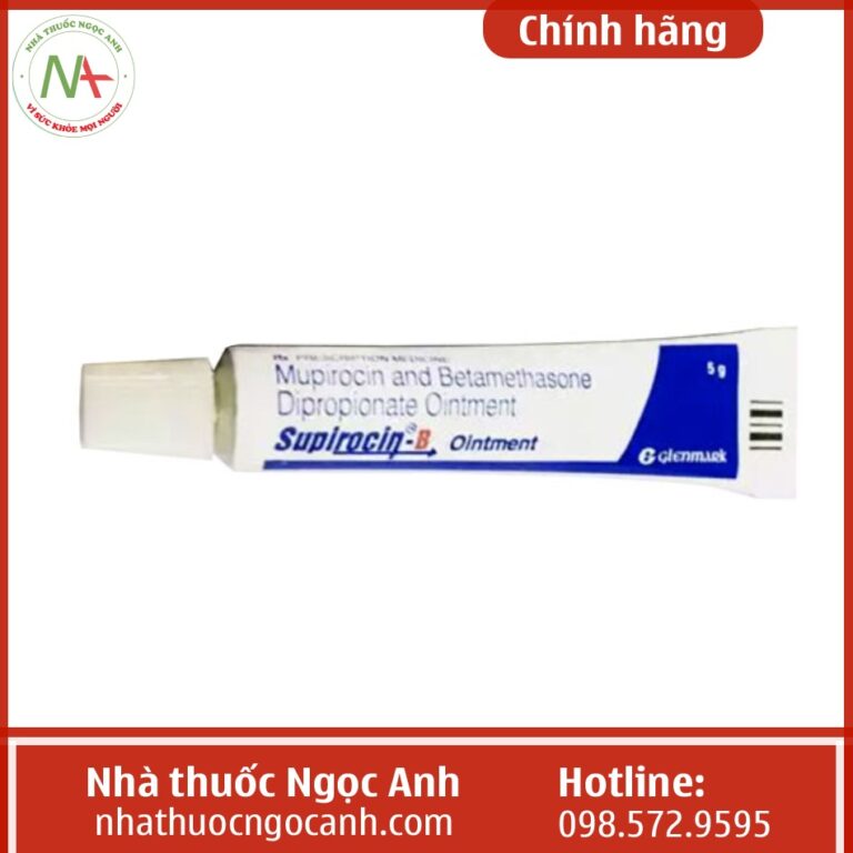 Thuốc Supirocin-B Ointment Glenmark 5g Giá Bao Nhiêu, Mua ở đâu