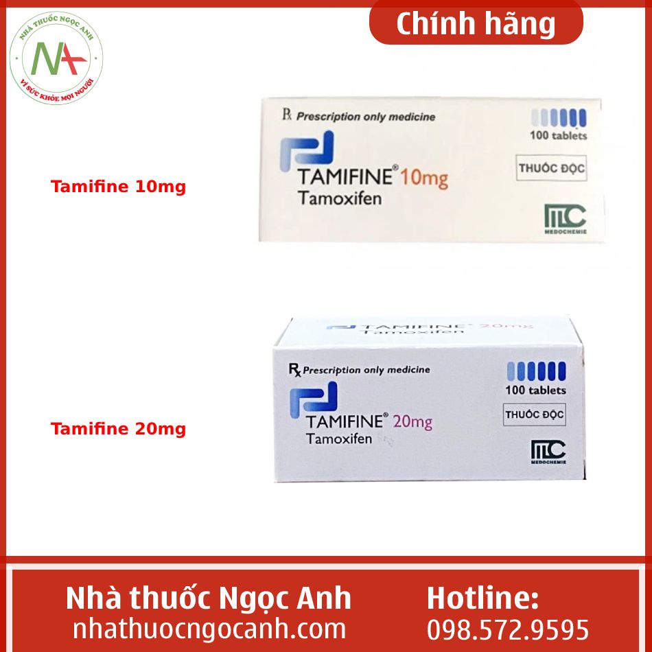 Tamifine 10mg và Tamifine 20mg