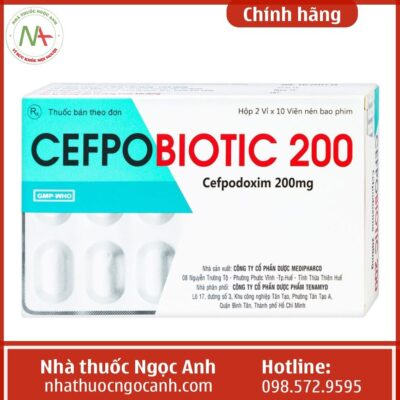 Viên nén Cefpobiotic 200