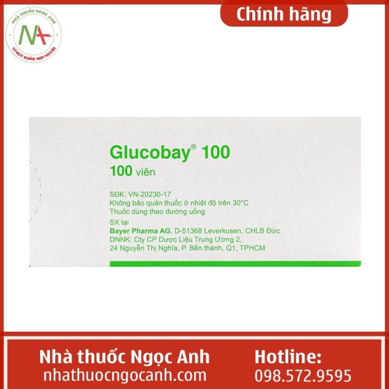 Viên nén Glucobay 100