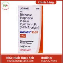 Hộp thuốc Wosulin 30/70 40IU/ml