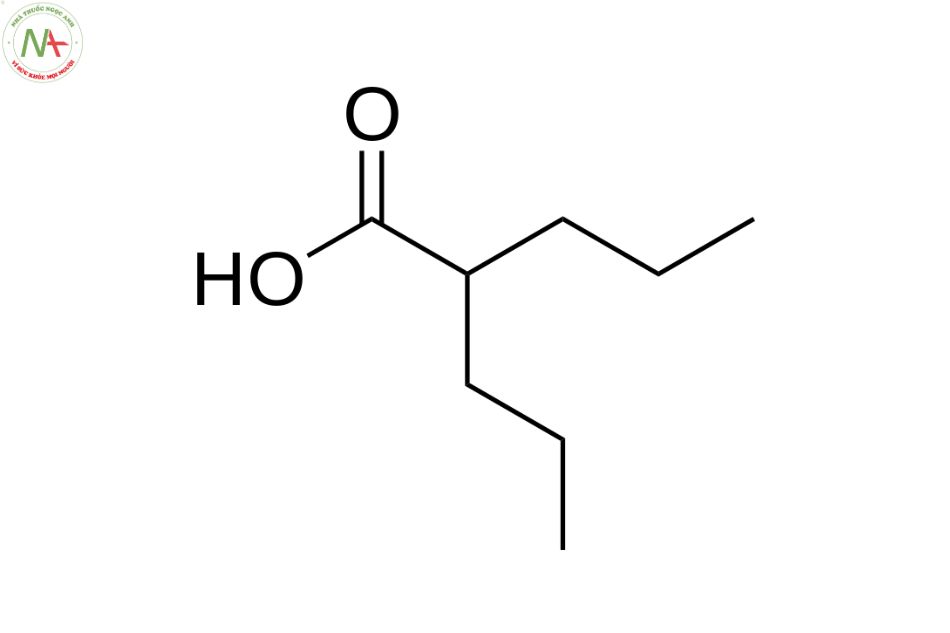 Cấu trúc phân tử Acid Valproic