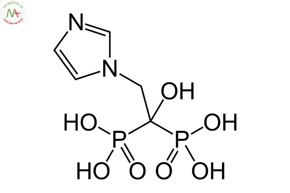 Cấu trúc phân tử Acid Zoledronic 