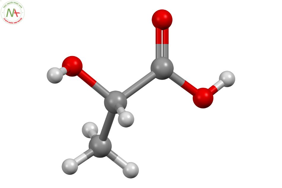 Cấu trúc phân tử Acid lactic