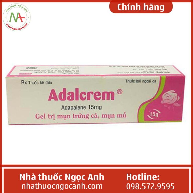 Hộp thuốc Adalcrem 15g