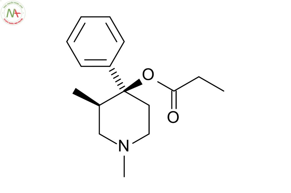 Cấu trúc phân tử Alphaprodine 