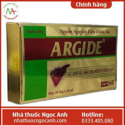 Hộp thuốc Argide (Ống)