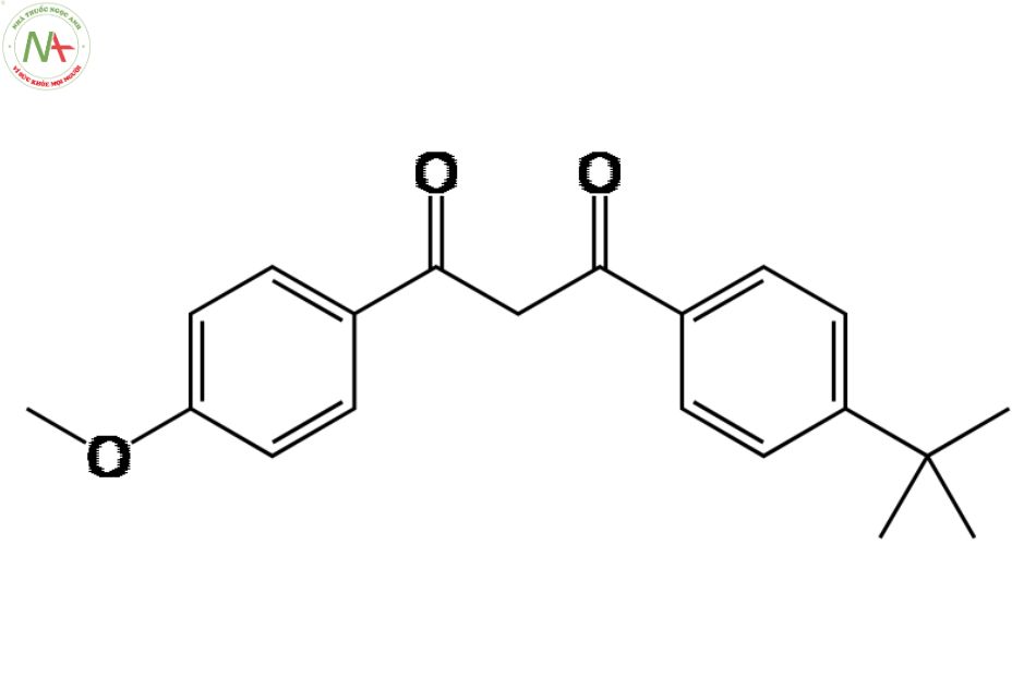 Cấu trúc phân tử Avobenzone