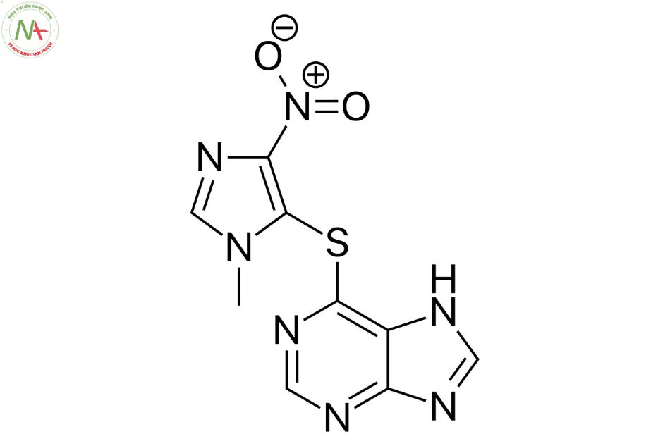 Cấu trúc phân tử Azathioprine 