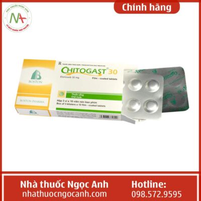 Chitogast 30 Film-coated tablets