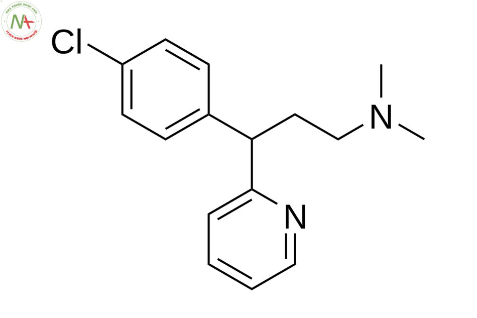 Cấu trúc phân tử Chlorpheniramine 