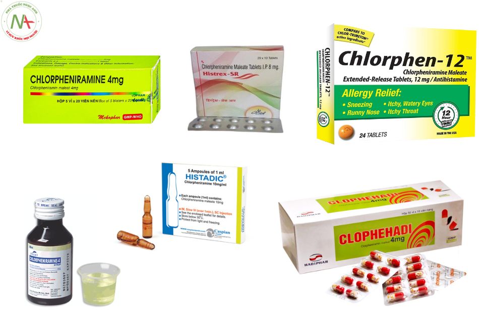 Dạng bào chế Chlorpheniramine 