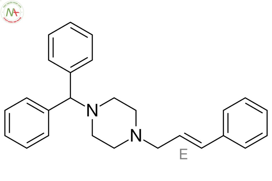 Cấu trúc phân tử Cinnarizin