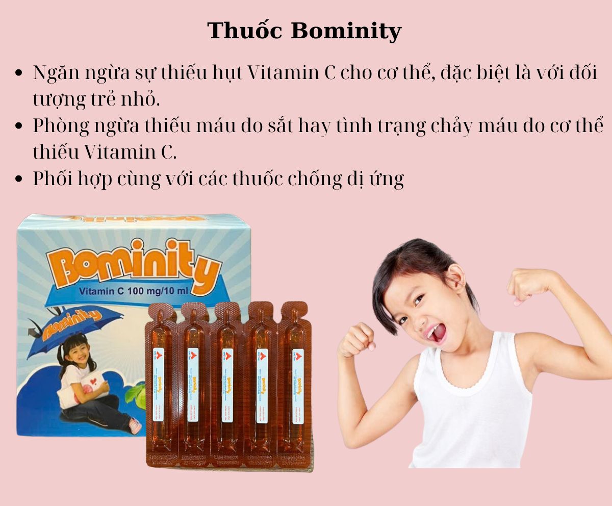 Công dụng của thuốc Bominity