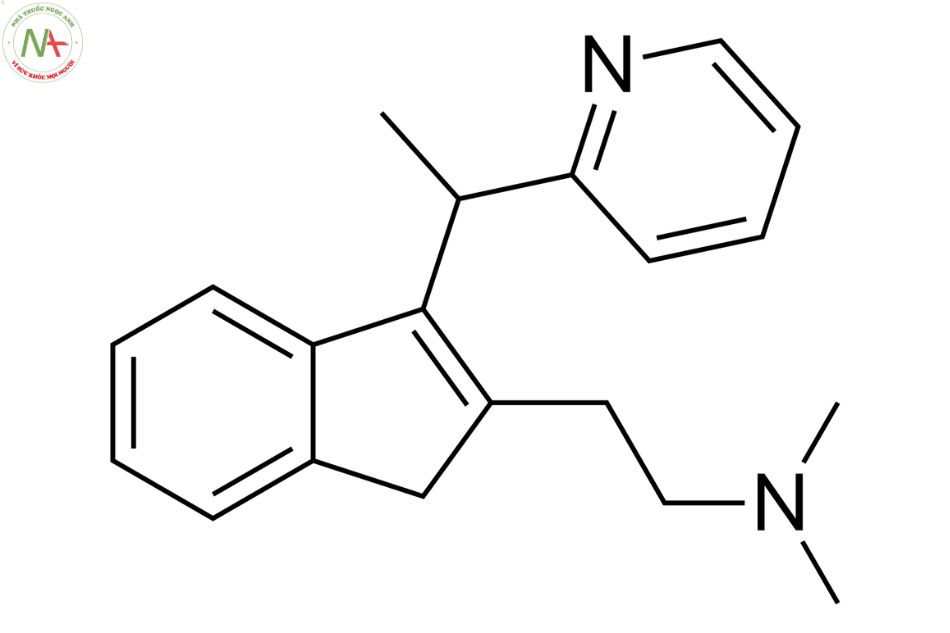 Cấu trúc phân tử Dimetinden 
