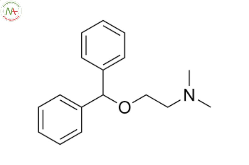 Cấu trúc phân tử Diphenhydramine 
