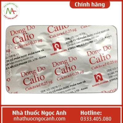 Vỉ thuốc Dong Do Calio