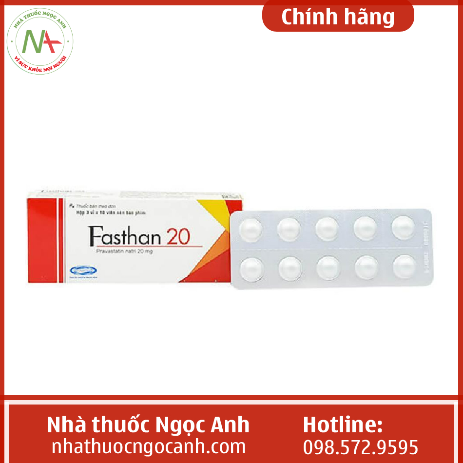 Thuốc mỡ máu Fasthan 20