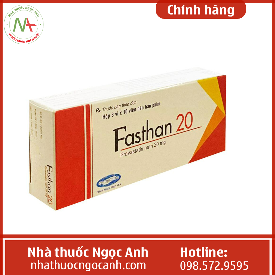 Thuốc mỡ máu Fasthan 20