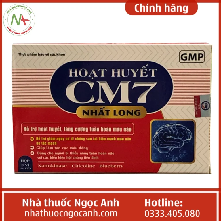 Hộp Hoạt huyết CM7 Nhất Long