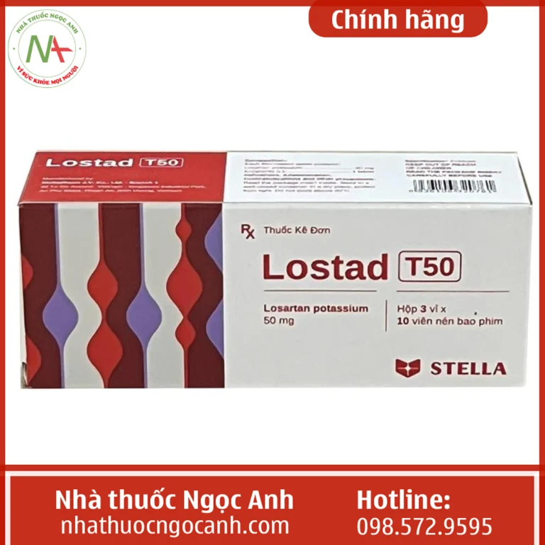 Hộp thuốc Lostad T50