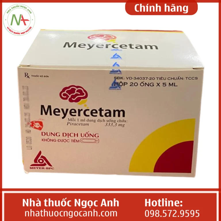 Hộp thuốc Meyercetam 5ml