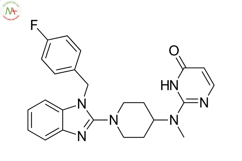 Cấu trúc phân tử Mizolastine 
