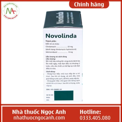 Hộp thuốc Novolinda 30ml