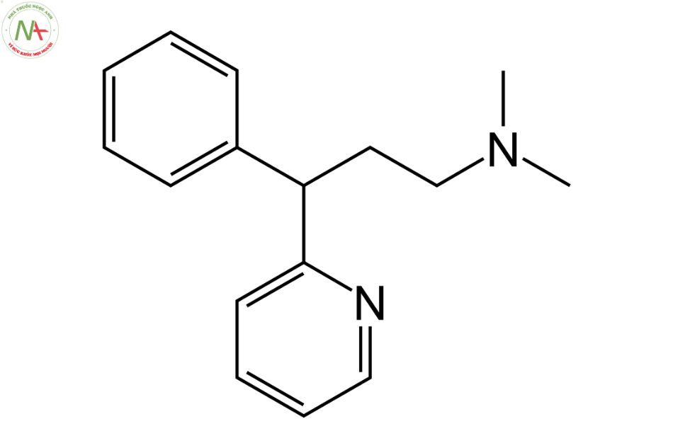 Cấu trúc phân tử Pheniramine 