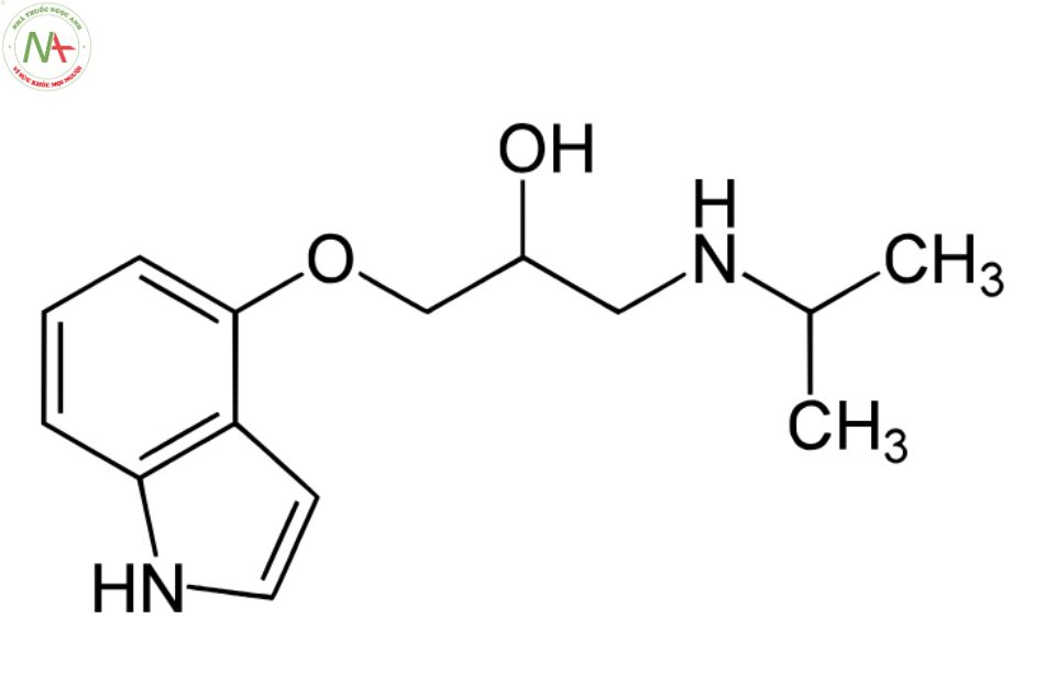 Cấu trúc phân tử Pindolol 