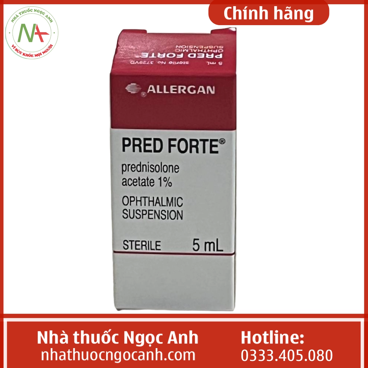 Hộp thuốc Pred Forte 1%