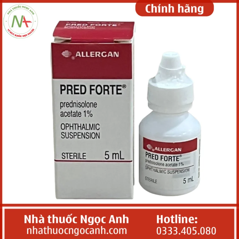 Hộp thuốc Pred Forte 1%