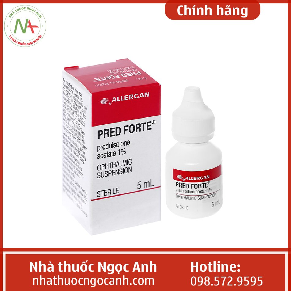 Thuốc nhỏ mắt Pred Forte có thể tương tác với những loại thuốc nào khác?
