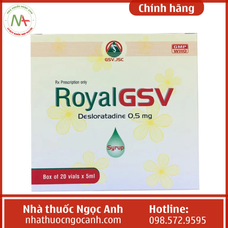 Hộp thuốc RoyalGSV ống 5ml