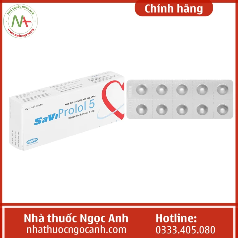 Hộp thuốc SaVi Prolol 5