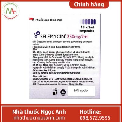 Selemycin 250mg/2ml